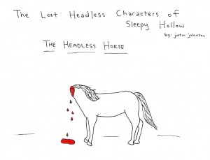 Lost Headless Characters of Sleepy Hollow - Headless Horse
