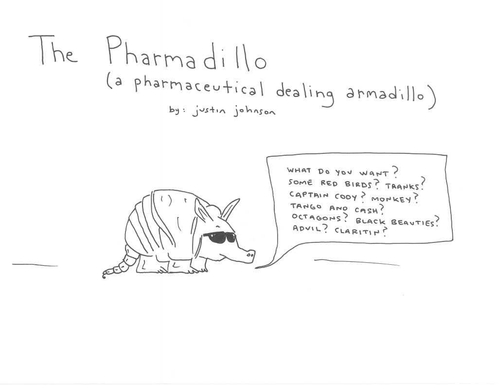 The Pharmadillo Cartoon