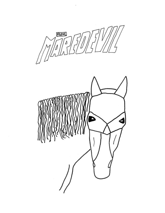 MareDevil Netflix - Horse Daredevil