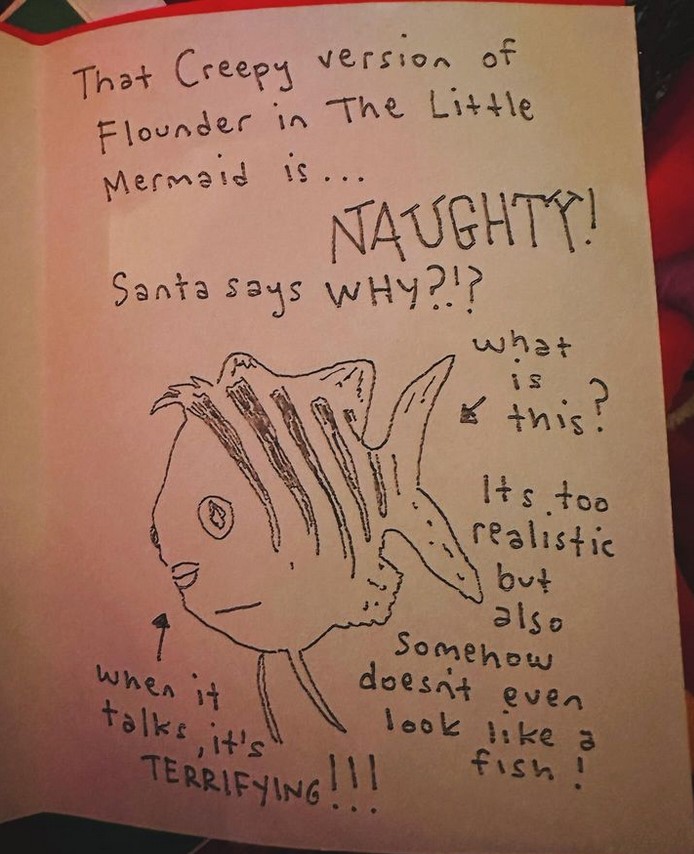 Little Mermaid Flounder is Naughty